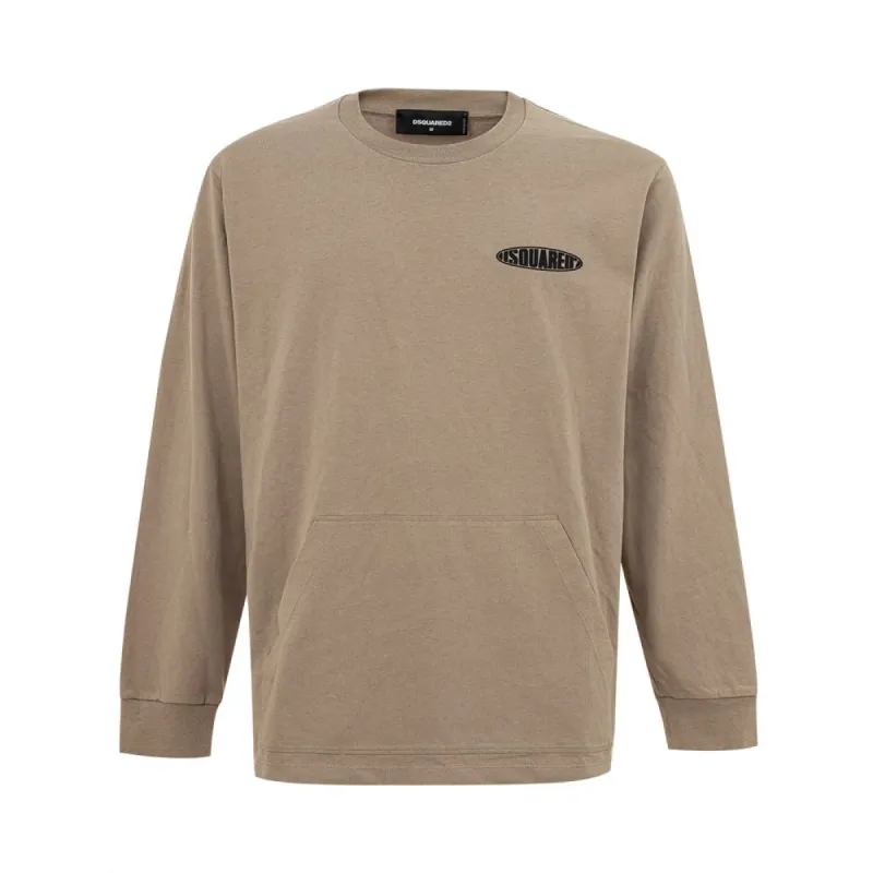 Beige Cotton T-Shirt sold by Louxly