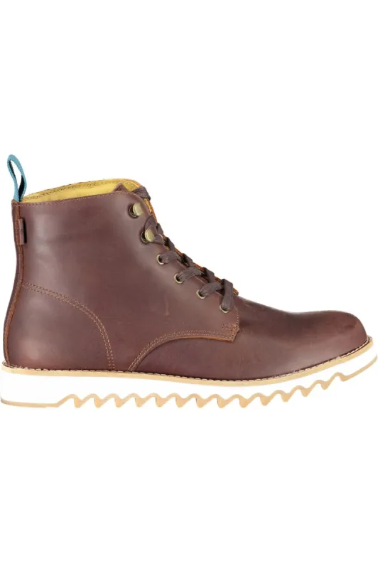 Brown Leather Men Boot sold by Louxly