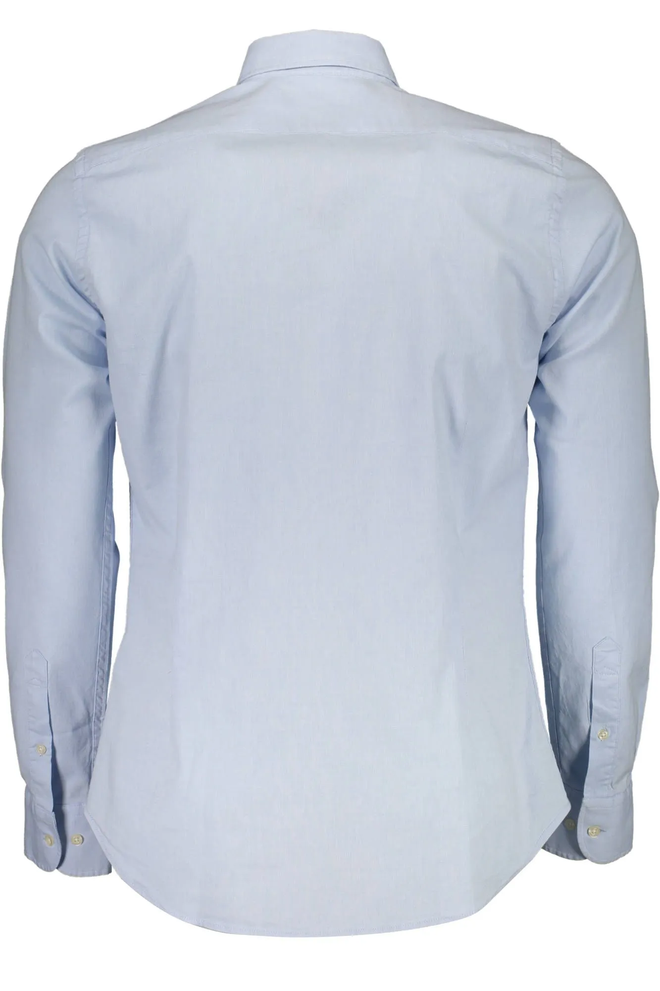 Elegant Light Blue Slim Fit Shirt sold by Louxly product image thumbnail 2
