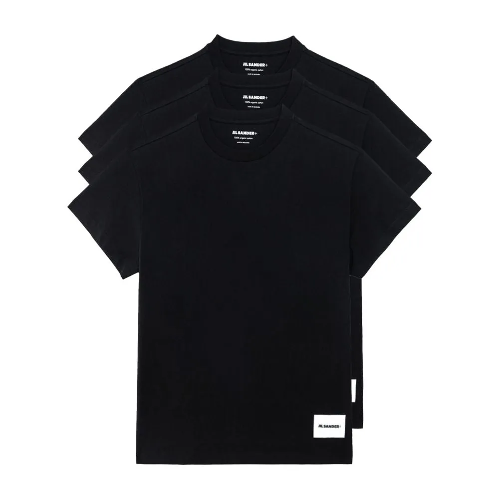 Black Cotton Organic T-Shirt sold by Louxly product image thumbnail 4