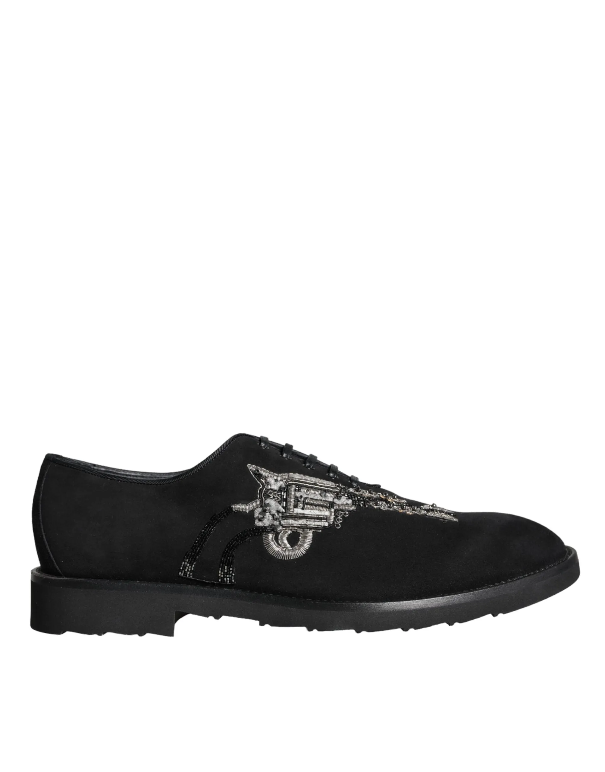 Black Suede Sicilia Lace Up Formal Shoes sold by Louxly