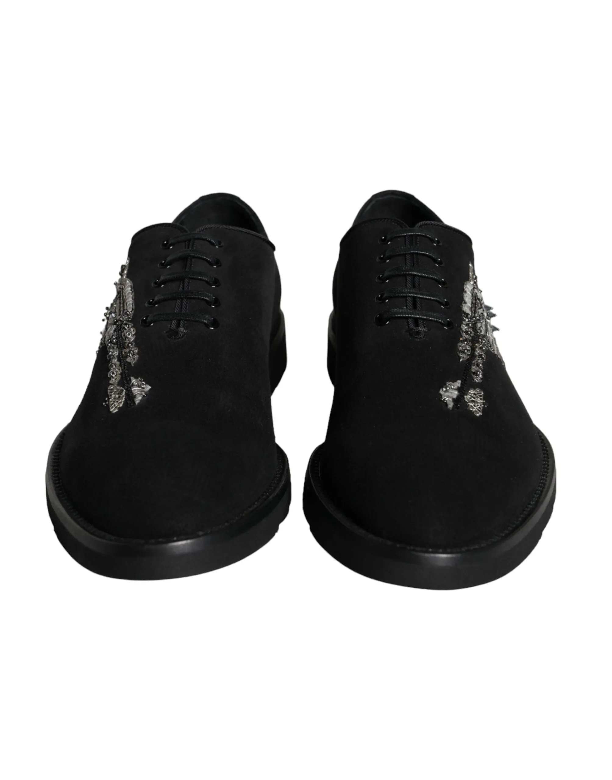 Black Suede Sicilia Lace Up Formal Shoes sold by Louxly product image thumbnail 2
