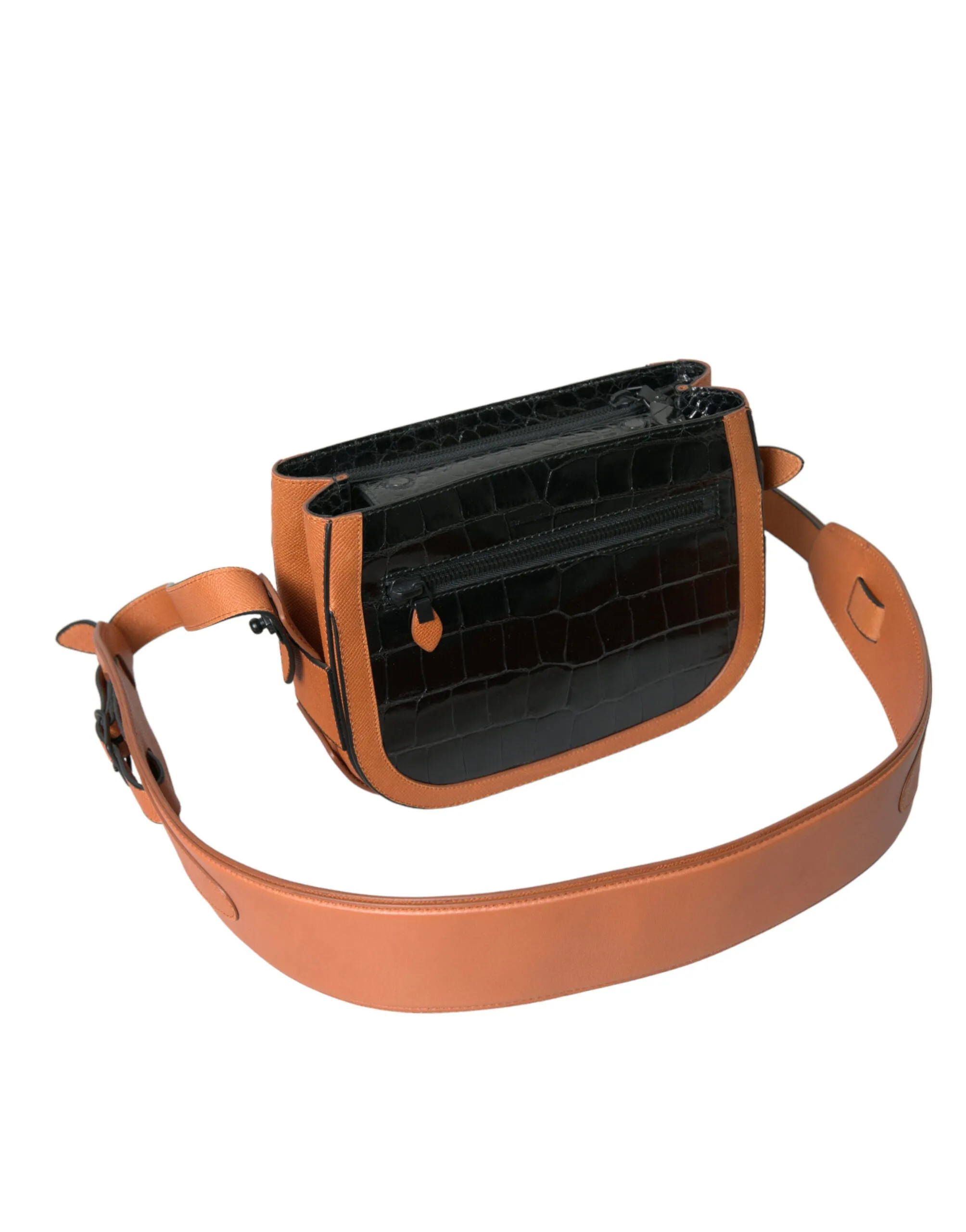 Elegant Crocodile Leather Camera Bag sold by Louxly product image thumbnail 2