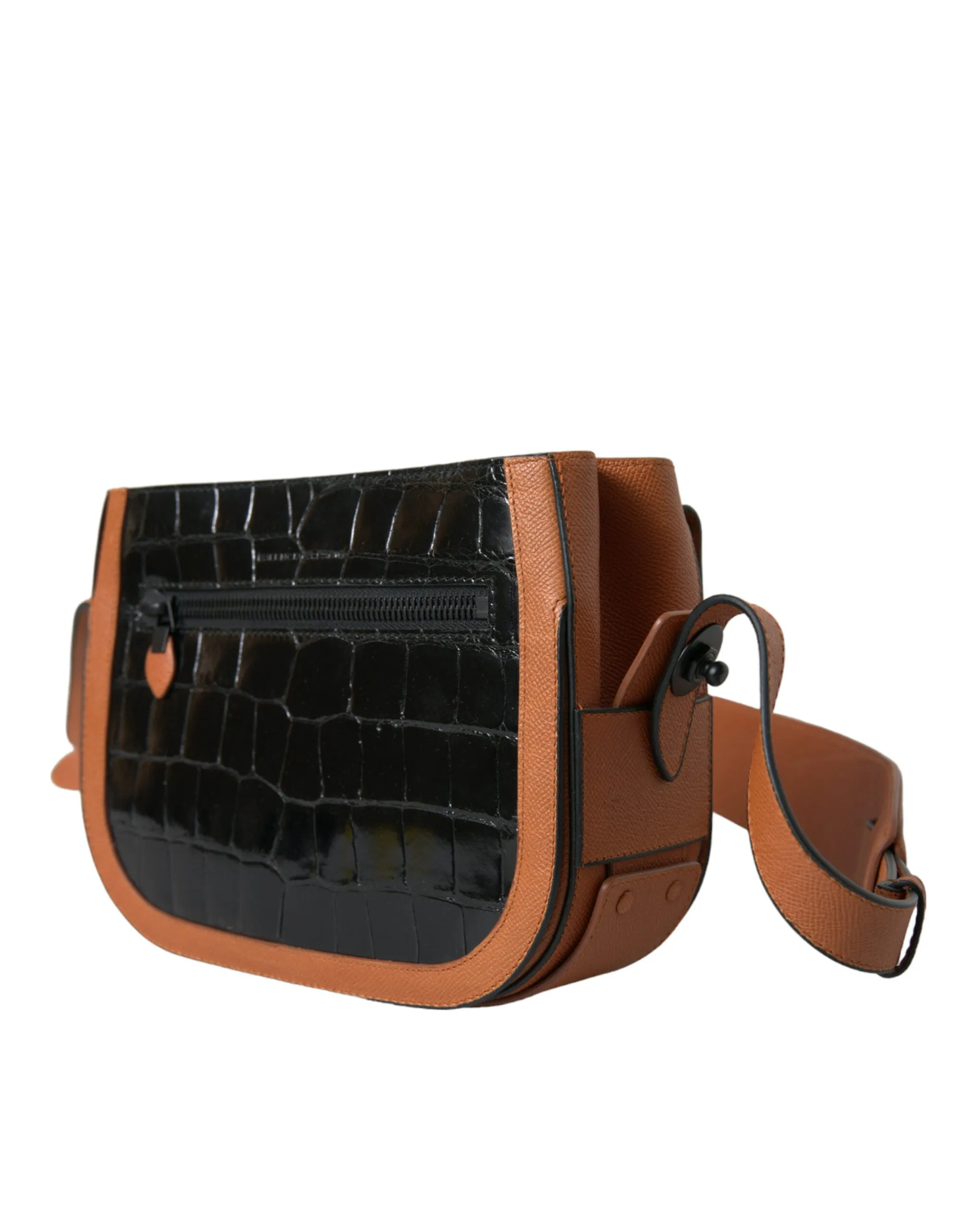 Elegant Crocodile Leather Camera Bag sold by Louxly product image thumbnail 4