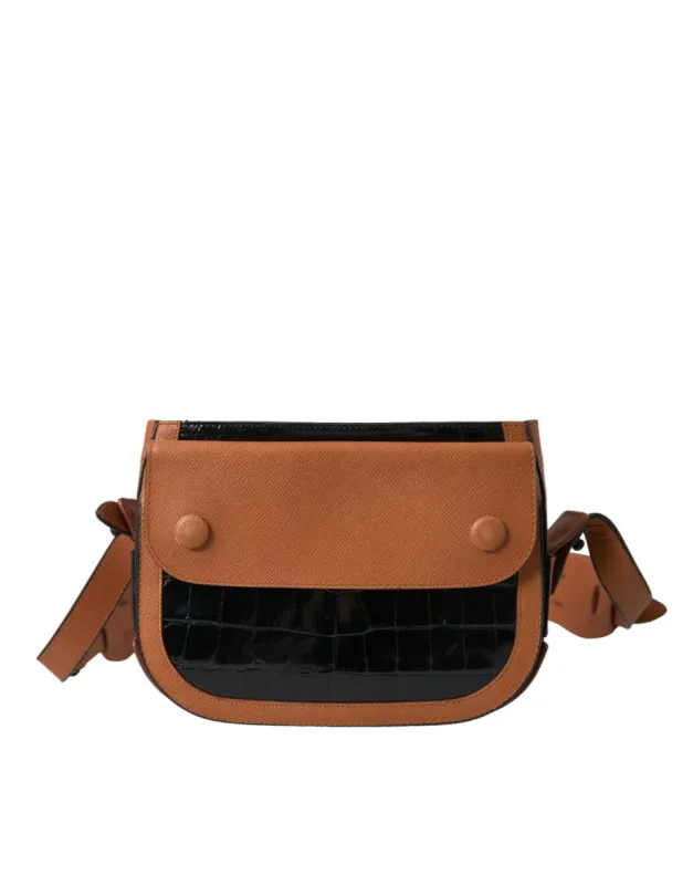 Elegant Crocodile Leather Camera Bag sold by Louxly