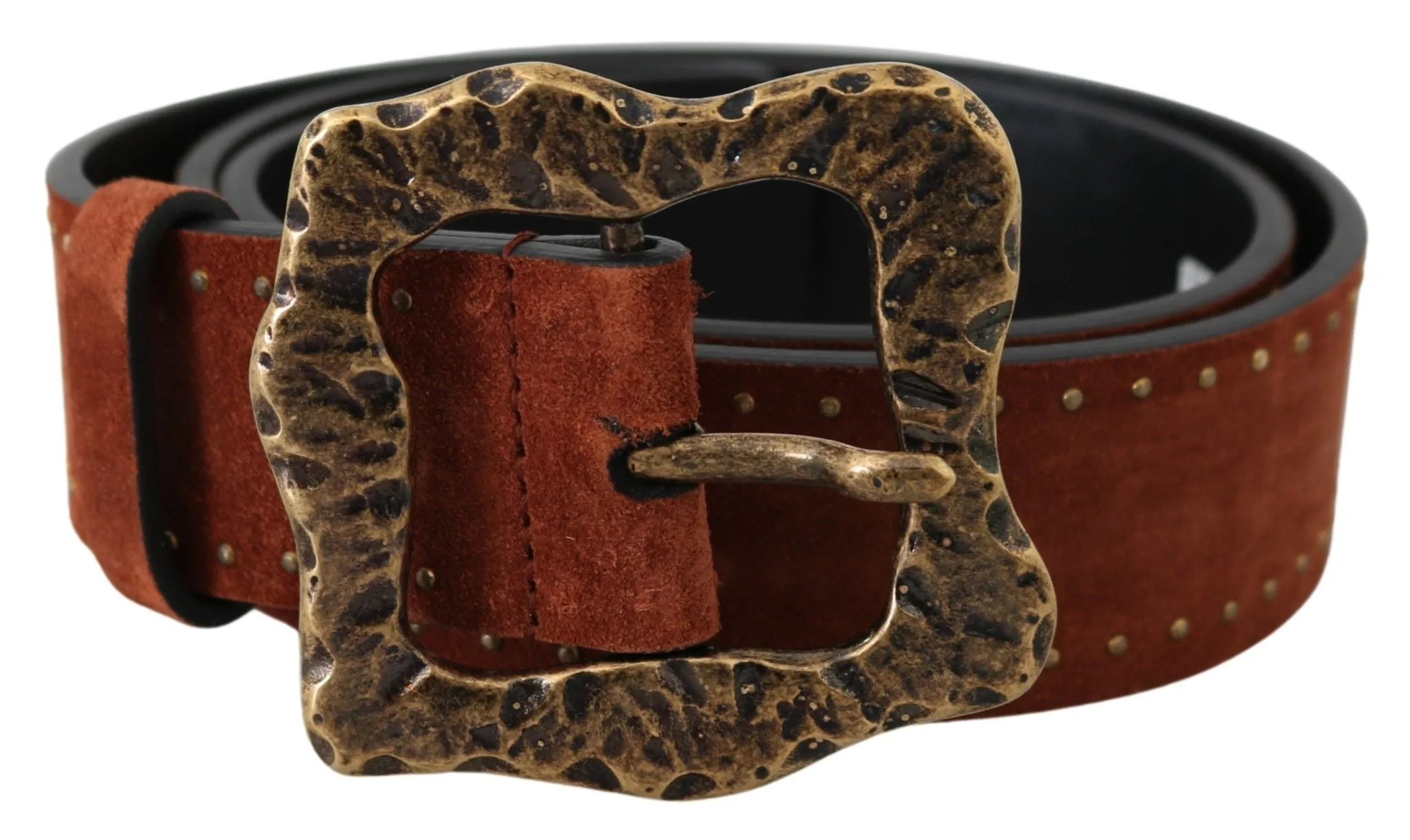 Elegant Suede Leather Belt with Gold Studs sold by Louxly product image thumbnail 3