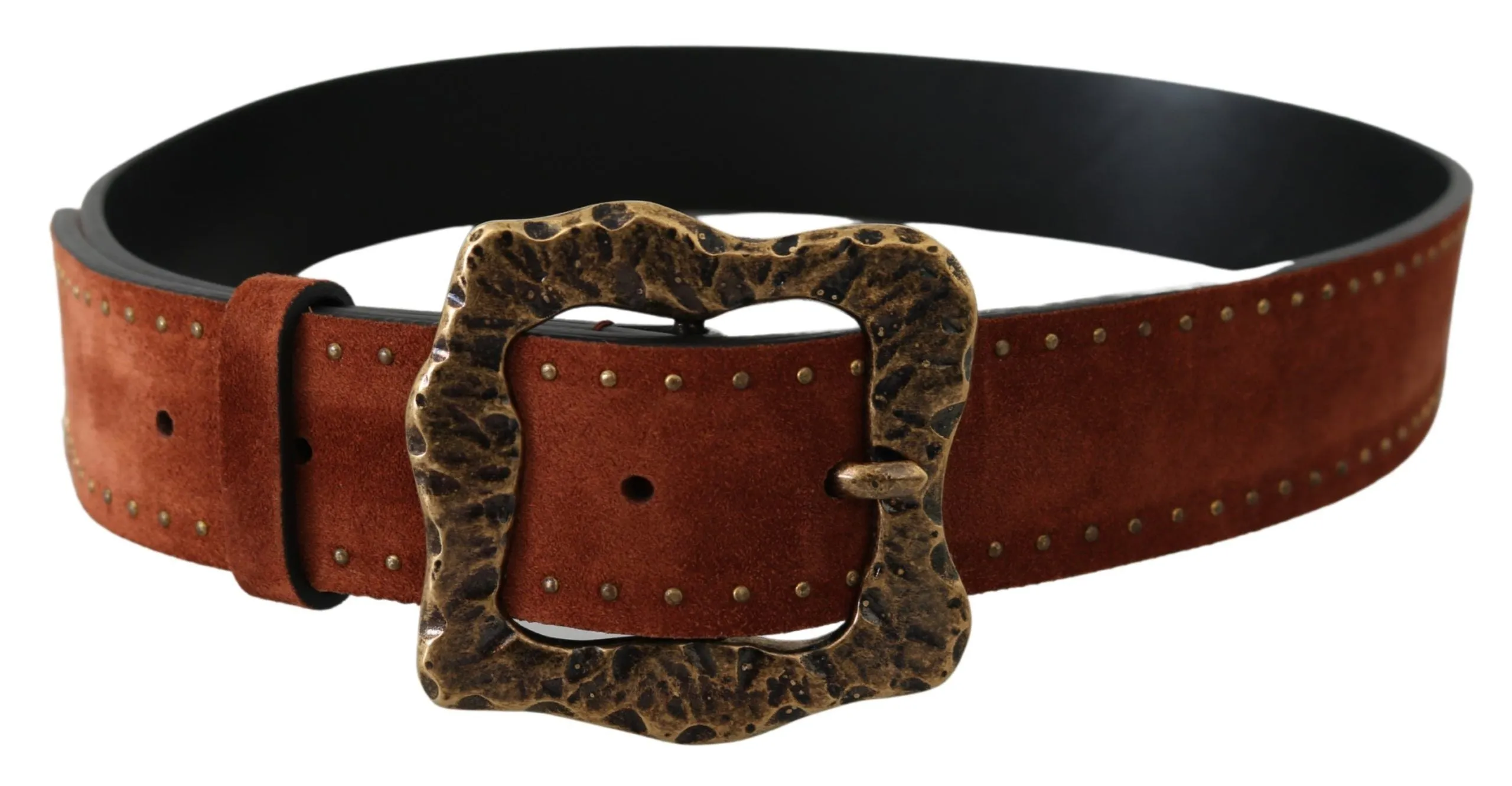 Elegant Suede Leather Belt with Gold Studs sold by Louxly product image thumbnail 2