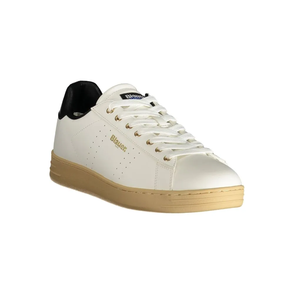 White Polyester Sneaker sold by Louxly product image thumbnail 2