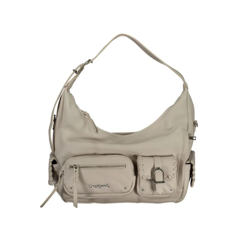 White Polyethylene Handbag sold by Louxly