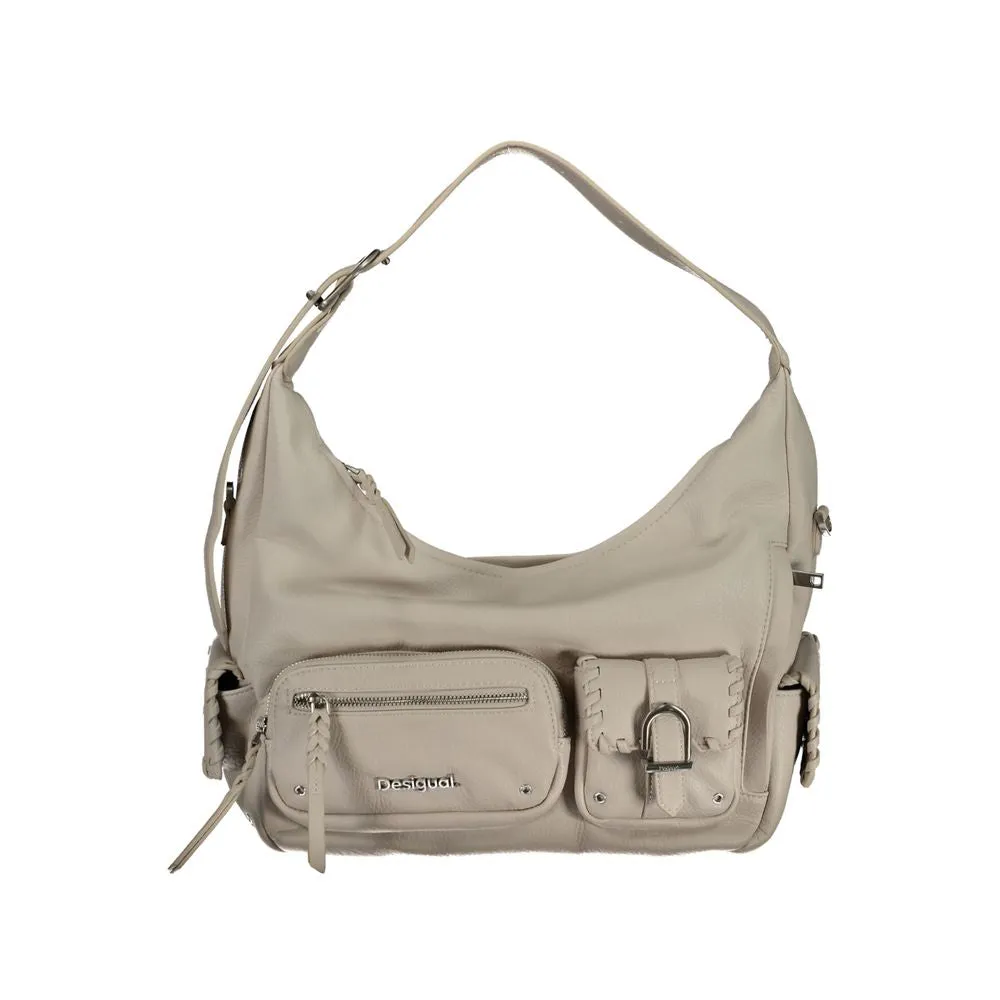 White Polyethylene Handbag sold by Louxly