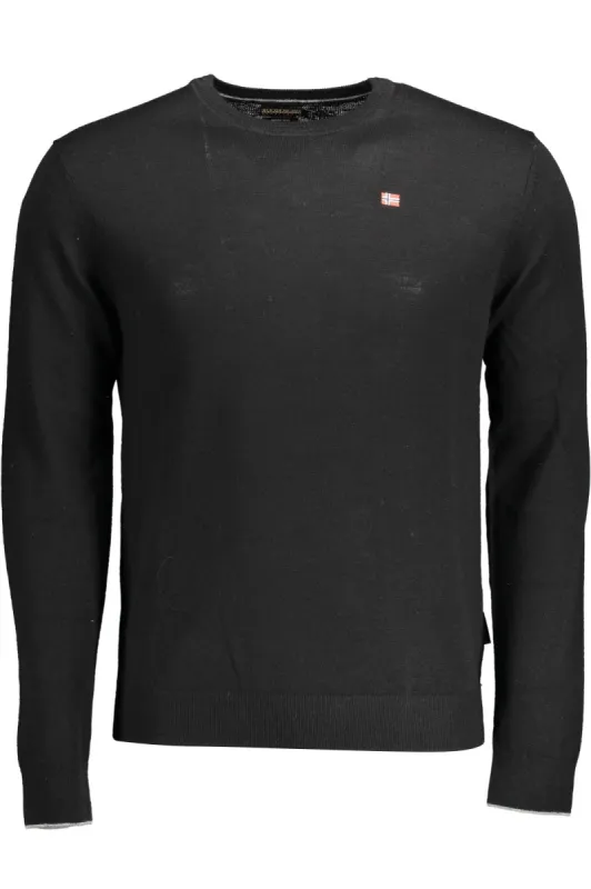 Black Wool Men Sweater sold by Louxly