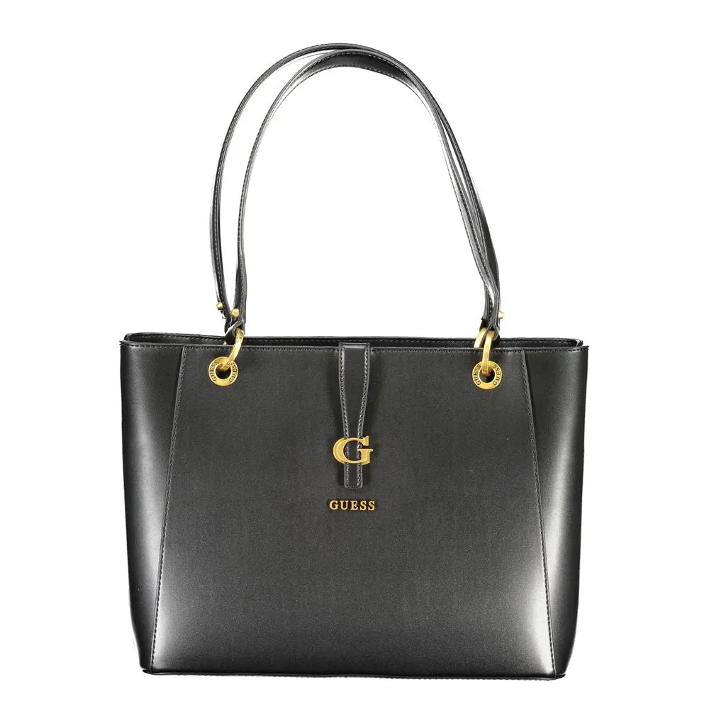 Black Polyethylene Handbag sold by Louxly