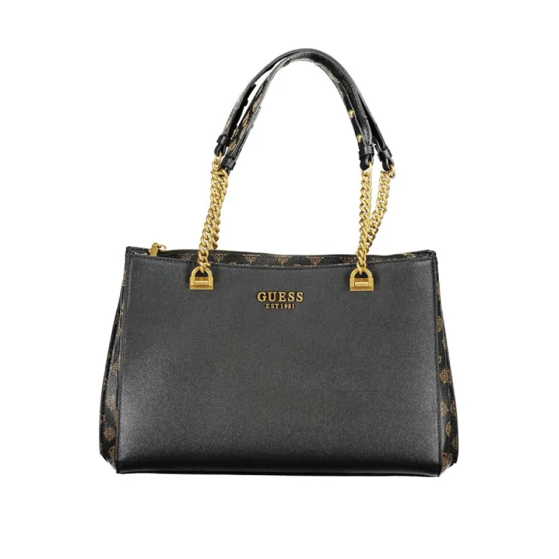 Black Polyethylene Handbag sold by Louxly