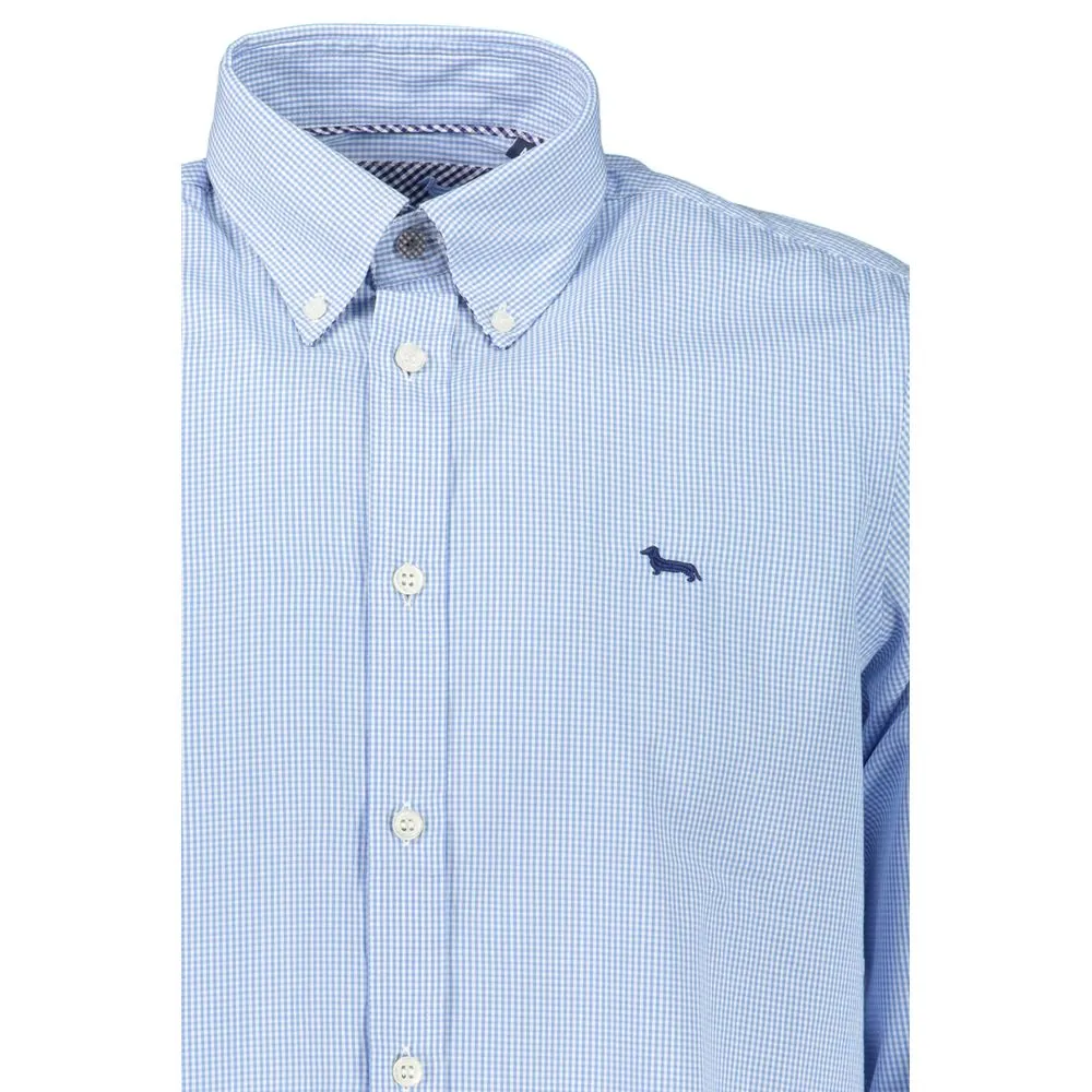 Elegant Light Blue Long Sleeve Cotton Shirt sold by Louxly product image thumbnail 3