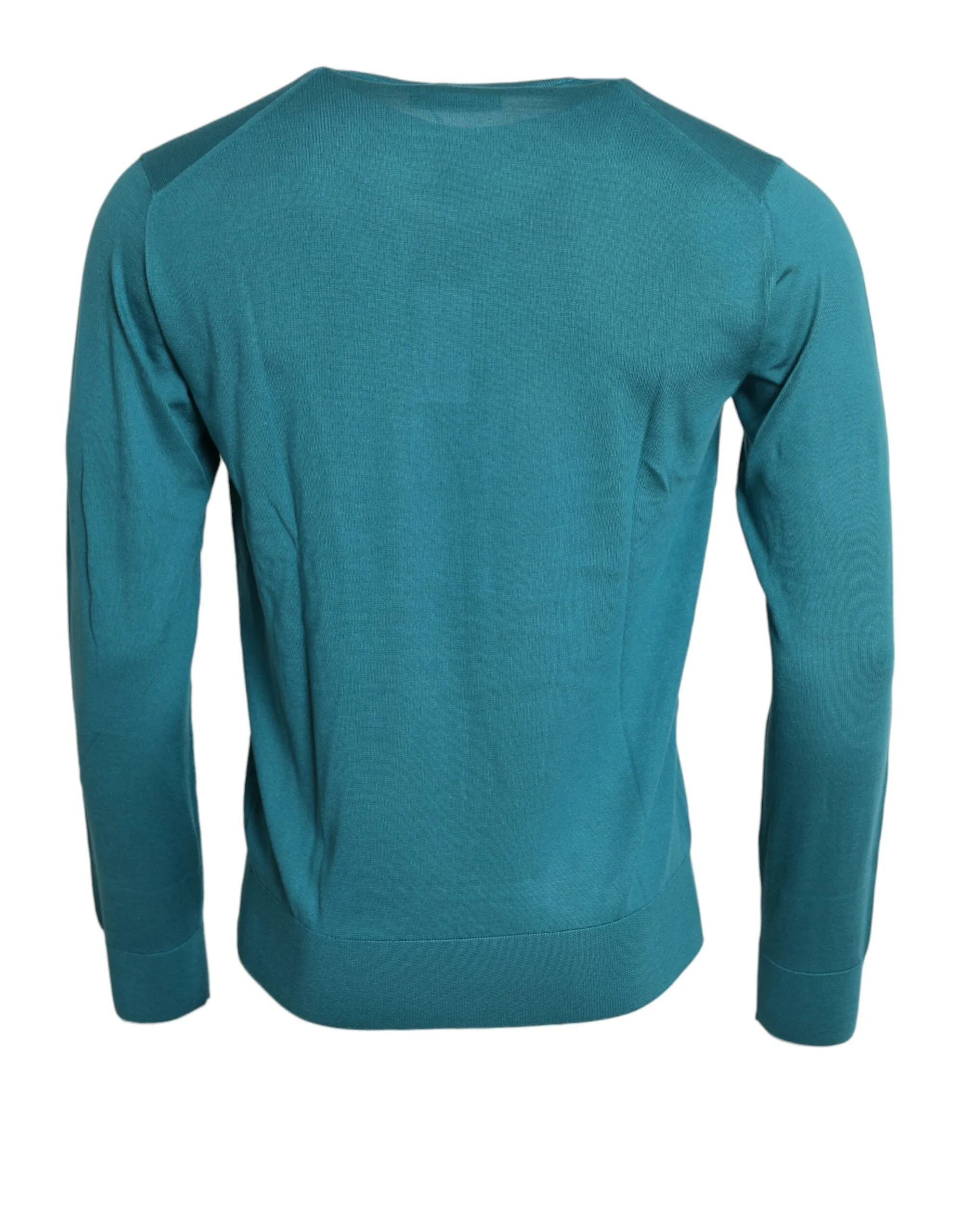 Elegant Silk Crew Neck Pullover Sweater sold by Louxly product image thumbnail 2