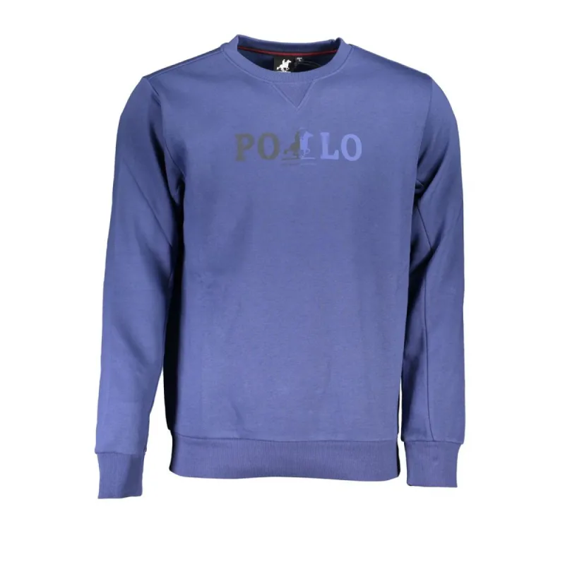 Chic Fleece Crew Neck Sweater in Blue sold by Louxly