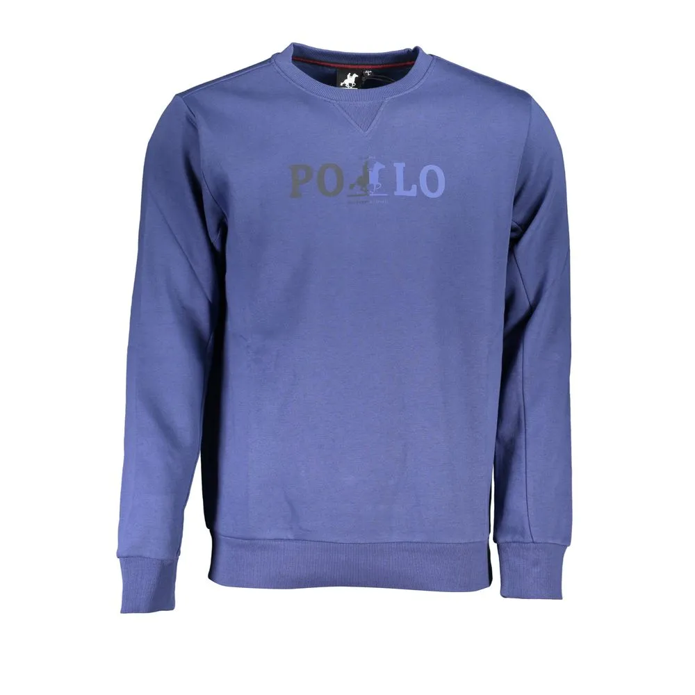 Chic Fleece Crew Neck Sweater in Blue sold by Louxly