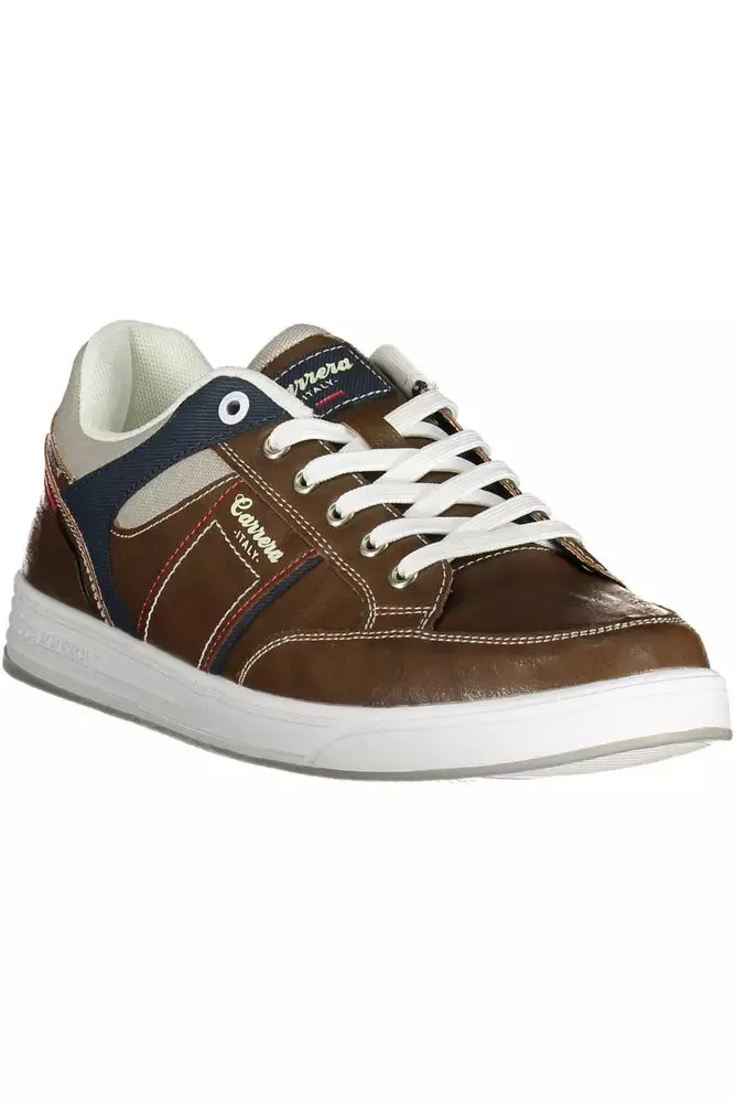 Brown Eco Leather Men Sneaker sold by Louxly product image thumbnail 2