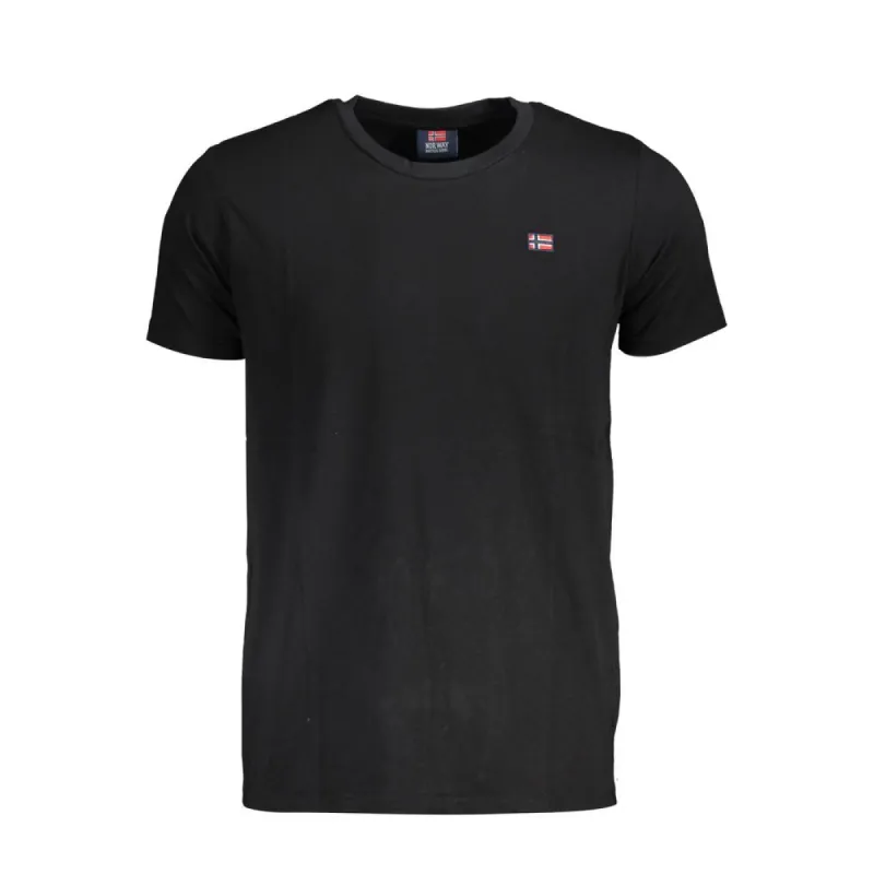 Black Cotton T-Shirt sold by Louxly