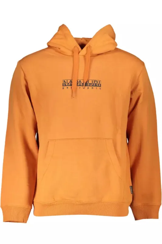 Vibrant Orange Hooded Sweatshirt sold by Louxly