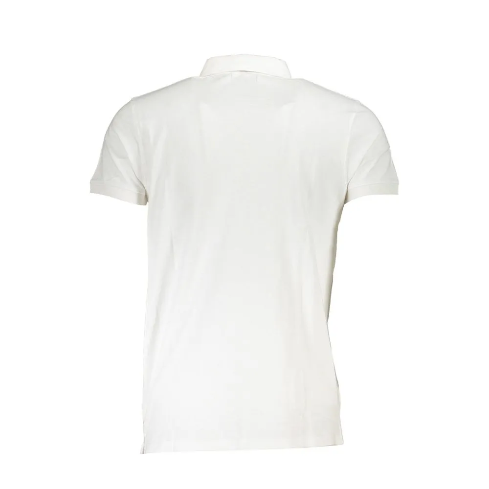 White Cotton Polo Shirt sold by Louxly product image thumbnail 2