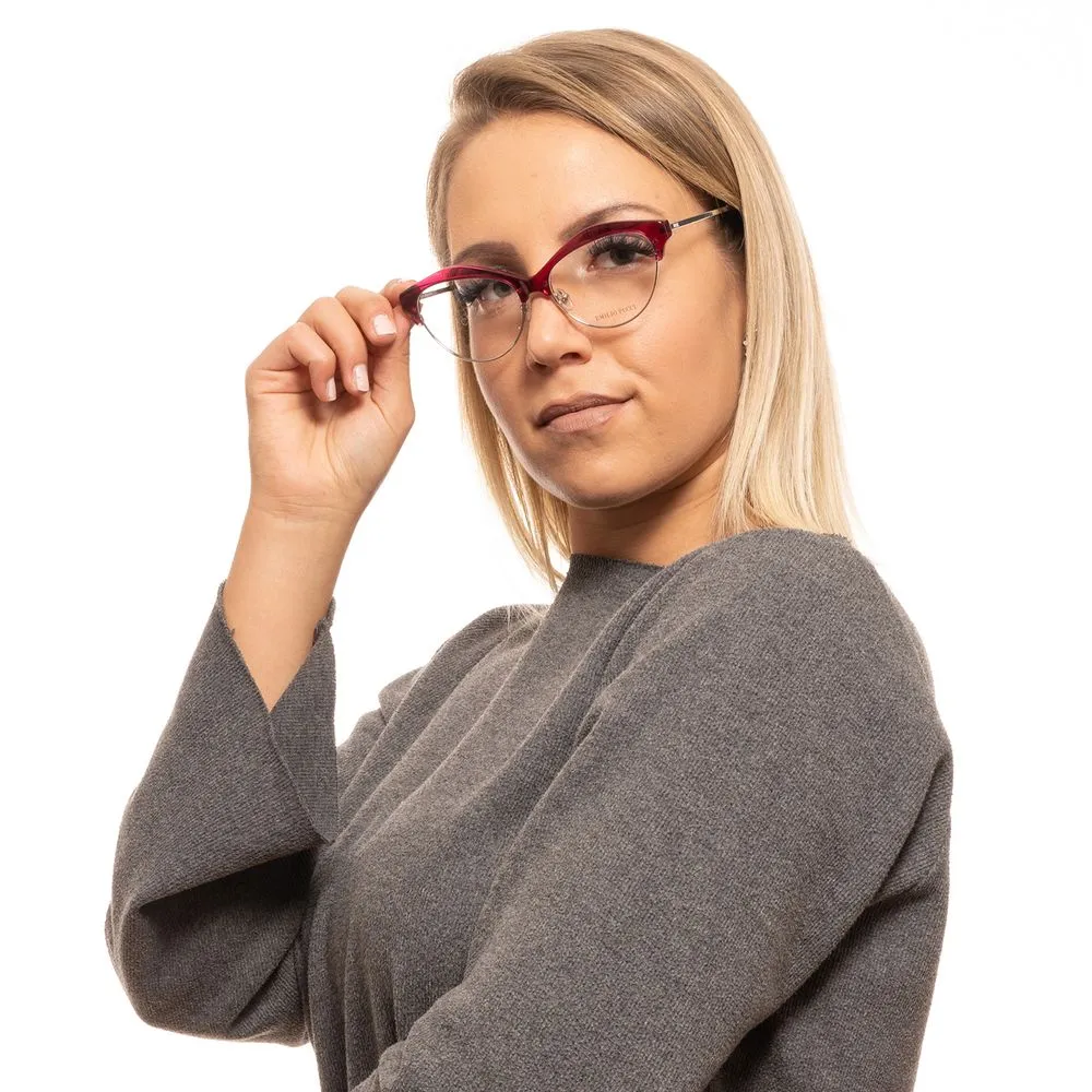 Burgundy Women Optical Frames sold by Louxly product image thumbnail 4