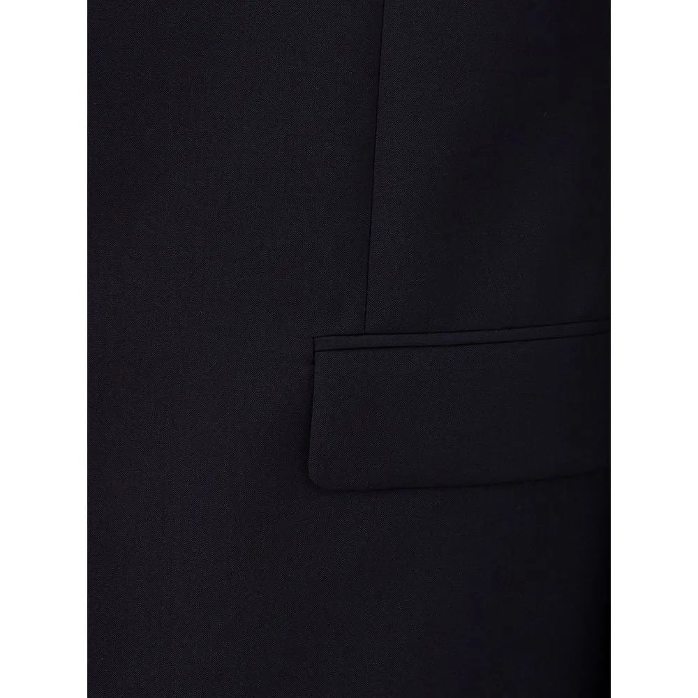 Elegant Wool Blue Men's Jacket sold by Louxly product image thumbnail 4