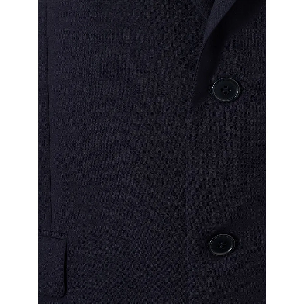 Elegant Wool Blue Men's Jacket sold by Louxly product image thumbnail 3