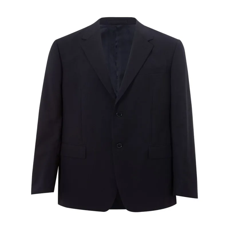 Elegant Wool Blue Men's Jacket sold by Louxly