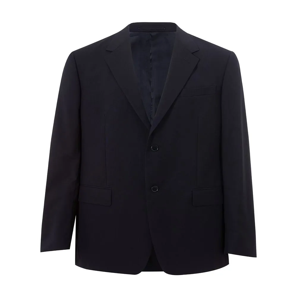 Elegant Wool Blue Men's Jacket sold by Louxly
