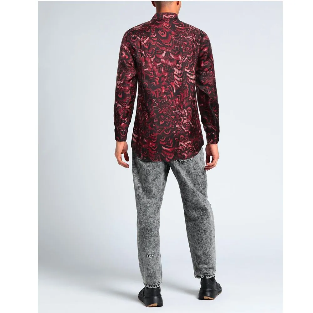Elegant Pink Silk Men's Shirt sold by Louxly product image thumbnail 3