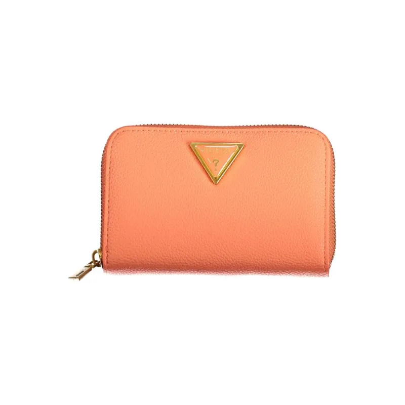 Orange Polyethylene Wallet sold by Louxly