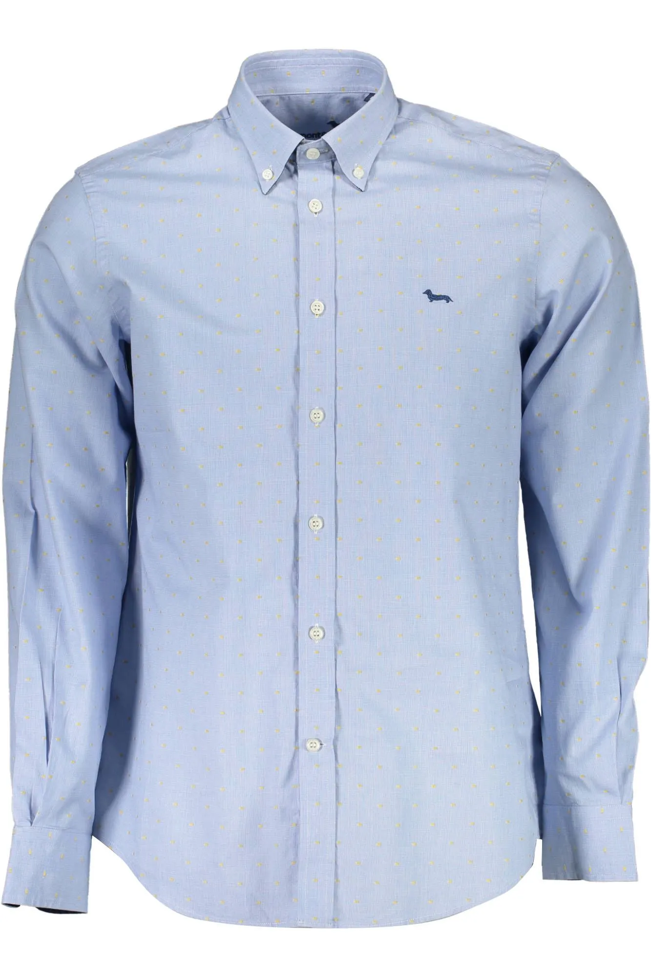 Light Blue Cotton Men Shirt sold by Louxly