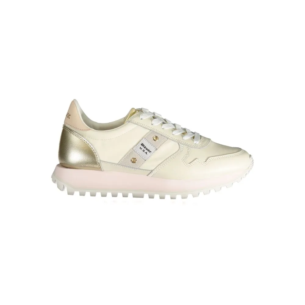 Beige Polyester Sneaker sold by Louxly