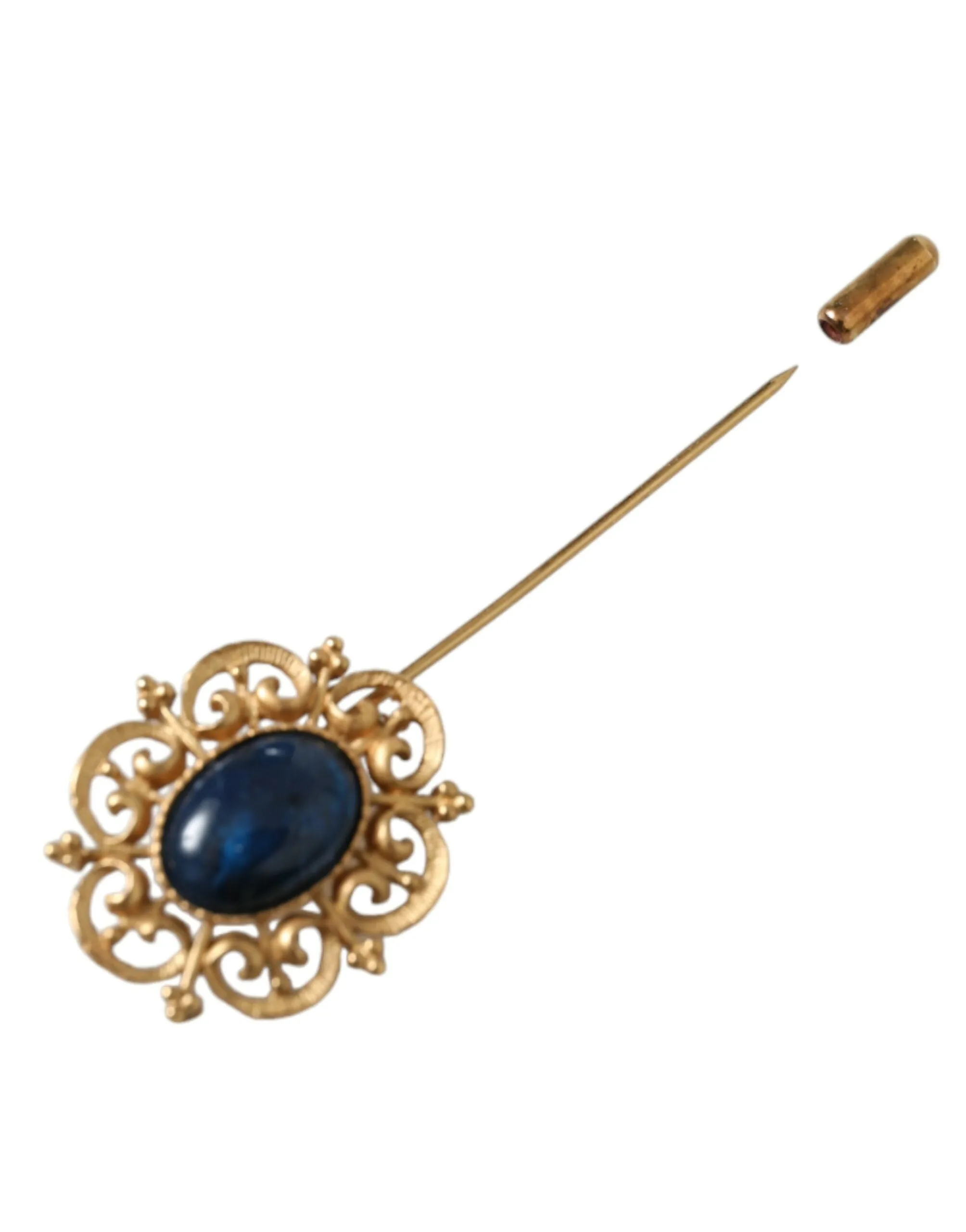 Elegant Gold Tone Silver Pin Brooch sold by Louxly product image thumbnail 2