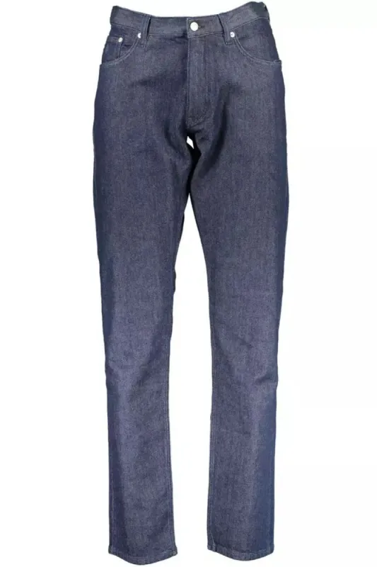 Blue Cotton Men Jeans sold by Louxly