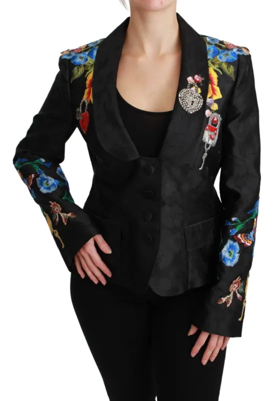 Enchanted Sicilian Brocade Blazer sold by Louxly