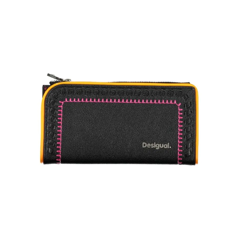 Elegant Black Two-Compartment Wallet sold by Louxly