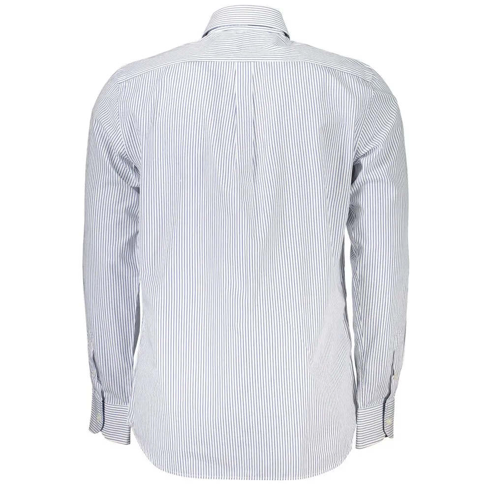 Elegant Striped Button-Down Cotton Shirt sold by Louxly product image thumbnail 3