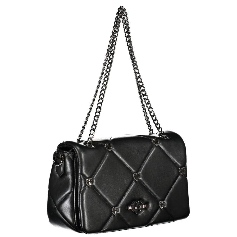 Black Polyethylene Handbag sold by Louxly product image thumbnail 3