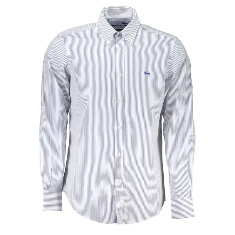 Elegant Striped Button-Down Cotton Shirt sold by Louxly