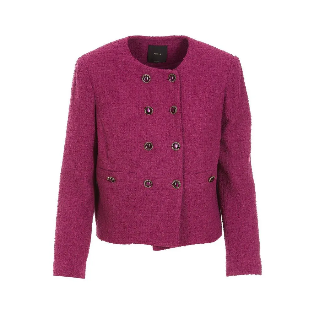 Fuchsia Cotton Suits & Blazer sold by Louxly