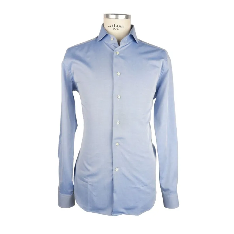 Elegant Light Blue Milano Shirt sold by Louxly