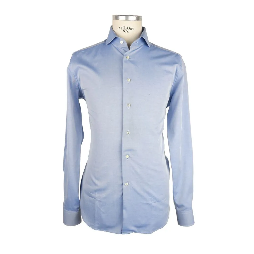 Elegant Light Blue Milano Shirt sold by Louxly