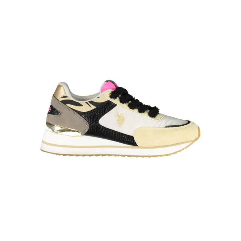 Beige Polyester Women Sneaker sold by Louxly