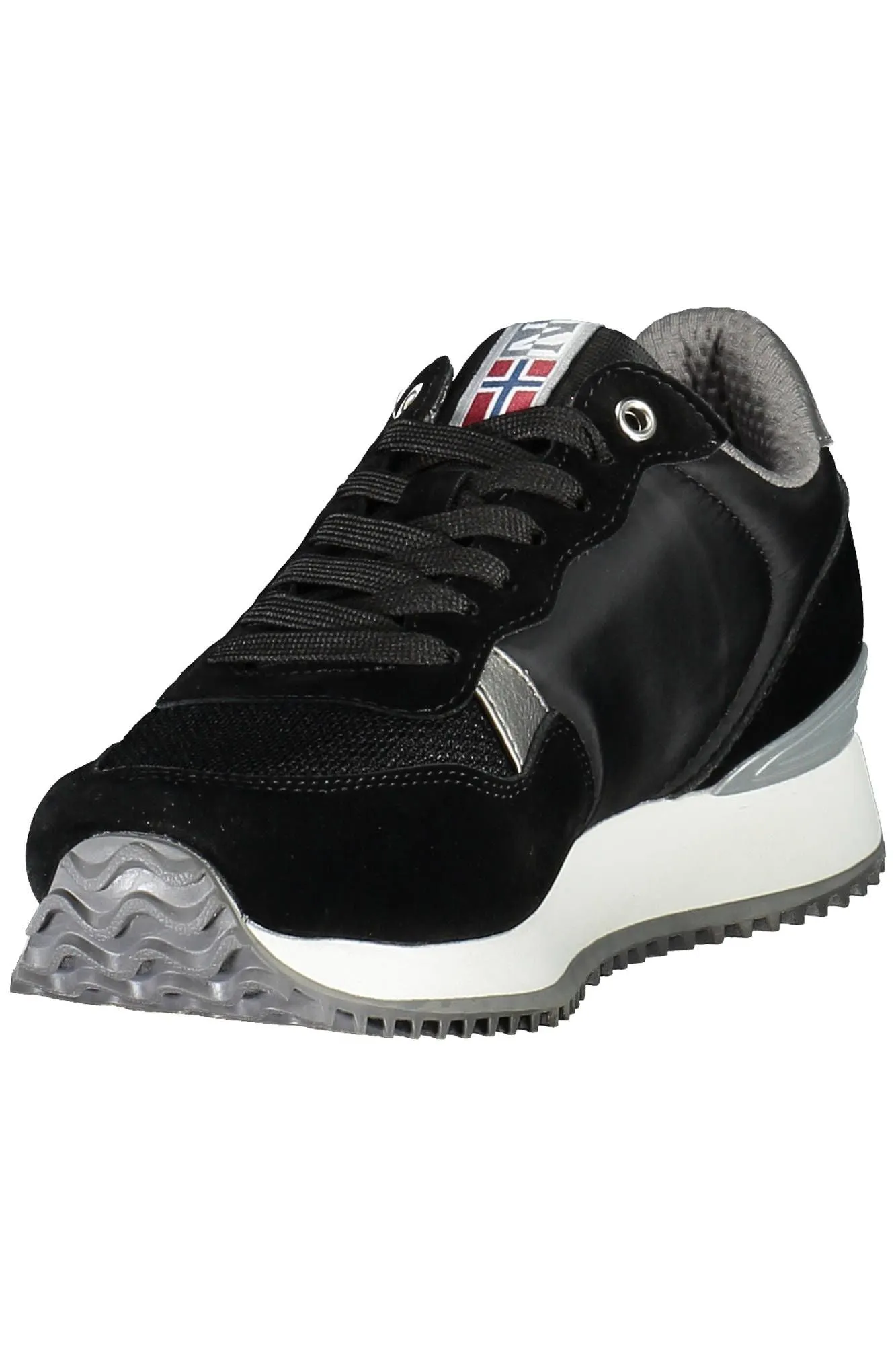 Black Polyester Women Sneaker sold by Louxly product image thumbnail 3