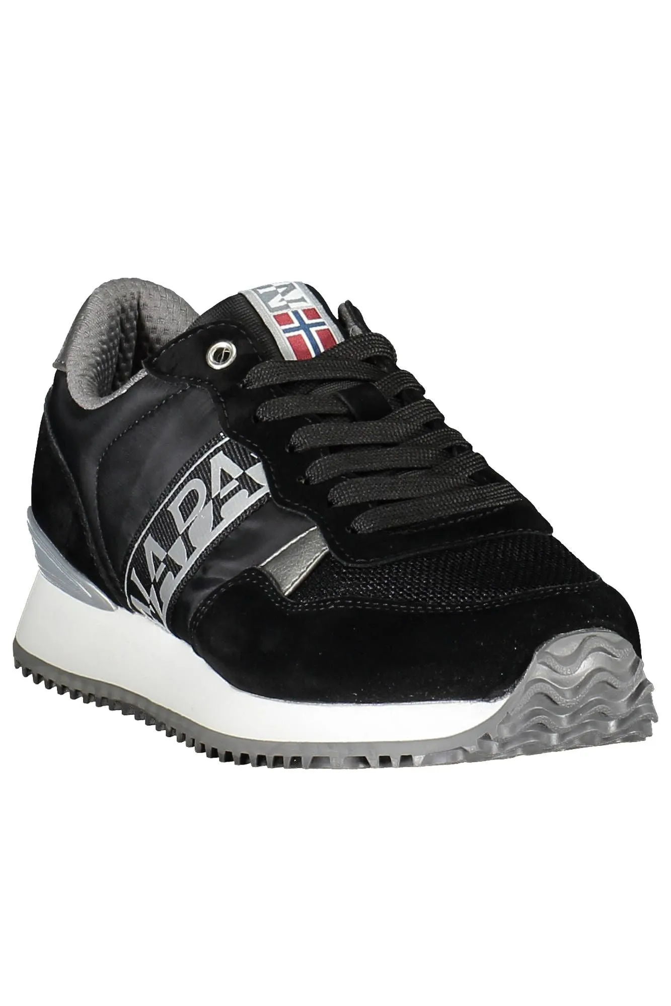 Black Polyester Women Sneaker sold by Louxly product image thumbnail 2