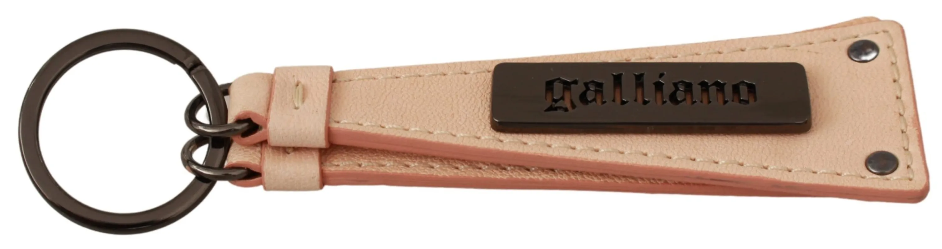 Elegant Beige Designer Keychain Accessory made by John Galliano