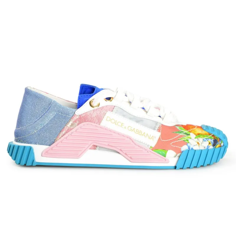 Multicolor Cotton Sneaker made by Louxly