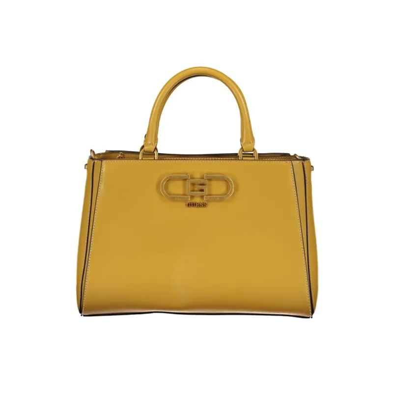 Yellow Polyethylene Handbag sold by Louxly